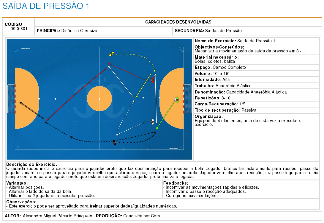 Coleção nº 3 (100 Exercícios - Futsal)