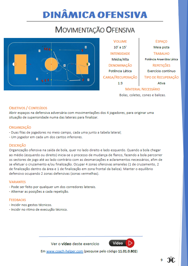 ePack Hóquei (edição FREE) - 10 exercícios