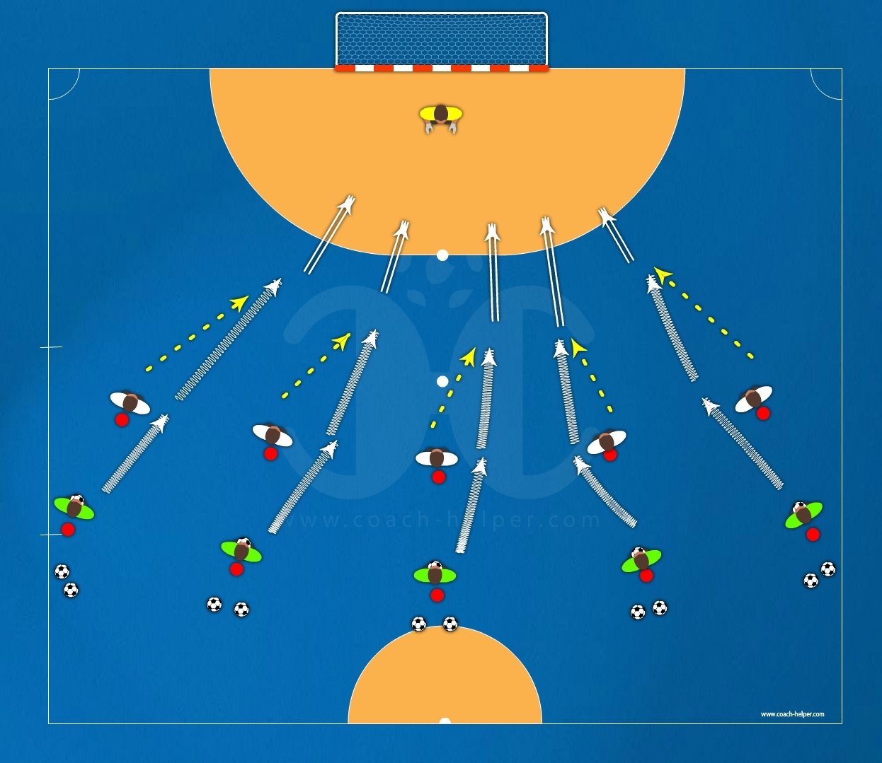 Collection digital 4 - 100 exercices de Futsal 