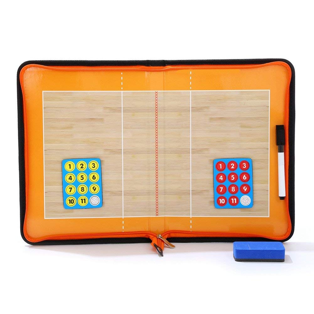 Magnetic board with clasp